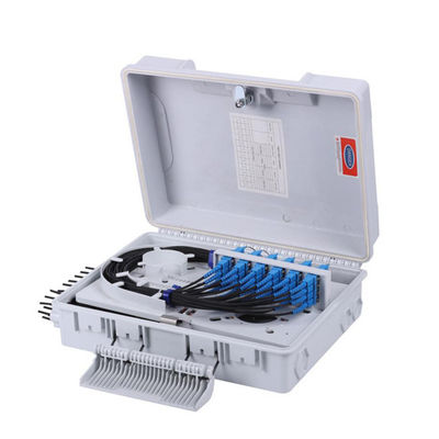 24 Core Fiber Optical Terminal Box with ABS+PC Material and Mini PLC Splitter for Fttx Networks
