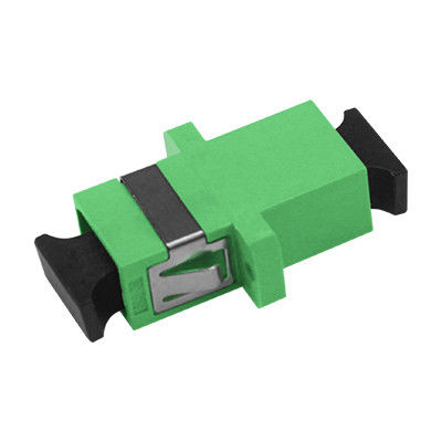 SC APC SX Fiber Optic Adapter with Ceramic Sleeve and Low Insertion Loss for Wide Operating Temperature Range