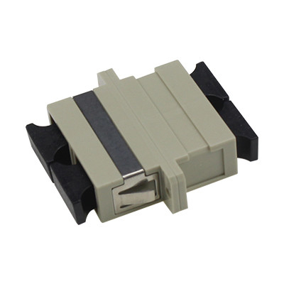 SC MM DX Adapter With Flange Fiber Optic Adapter/Coupler