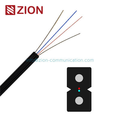 Cáp quang Gjxh Gjxfh Ftth 1 Core 2 Core G657A với áo khoác Lszh