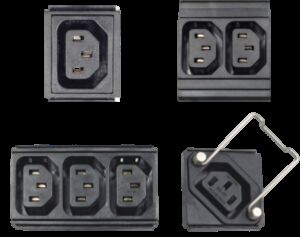 PDU Socket Modules với IEC C13/C19/C20, Global Socket Types và IEC 60309 Industrial Sockets for Rack PDU Customization