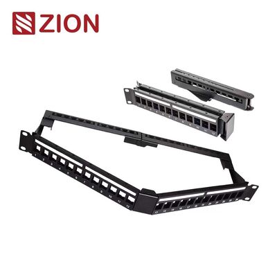 Bảng vá trống gấp 1U 24 cổng không được che chắn